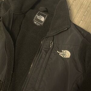 Women size small the north face fleece jacket in black